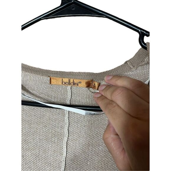 Belldini Women’s Size L Multicolor Tie Front Cardigan - Picture 3 of 6